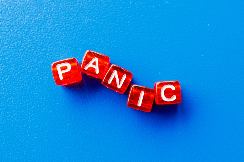 A close up of cubes with the word panic spelled out. Panic attack treatment in Atlanta, GA can help you overcome anxiety. Learn more about online anxiety treatment in Atlanta, GA by contacting an anxiety therapist in Atlanta, GA today.